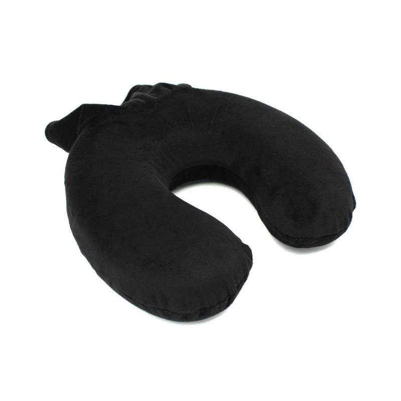 Samsonite Memory Foam Pillow w/Pouch - Black