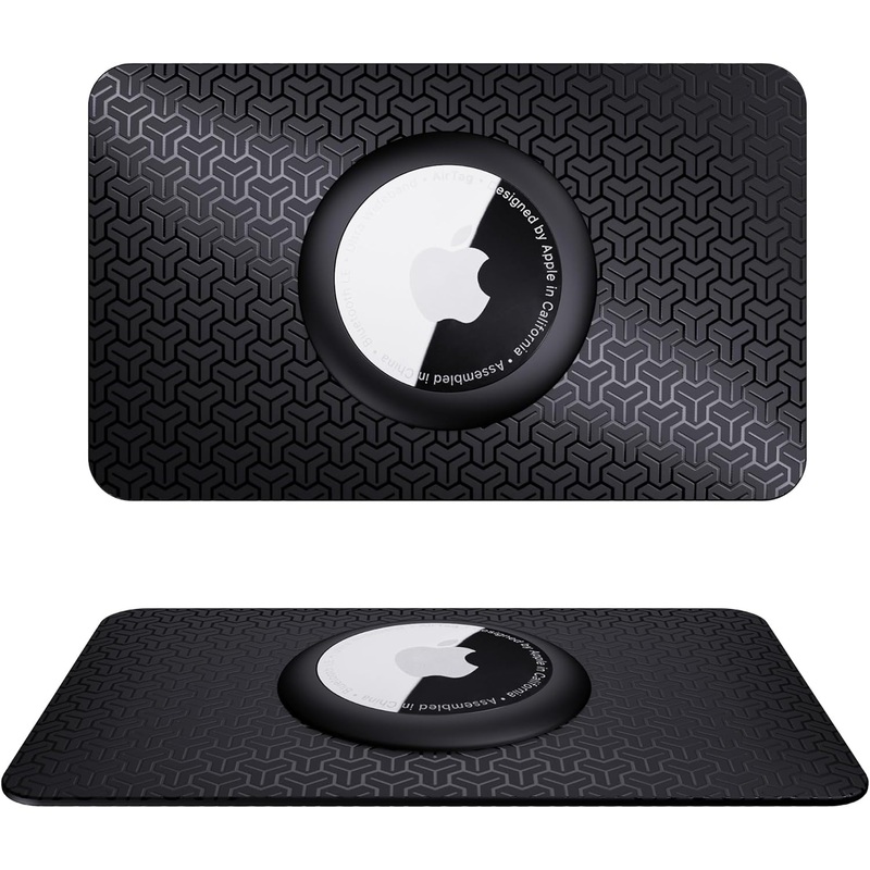 Thin Airtag Wallet Card Case 2 Pack - AirTag not included