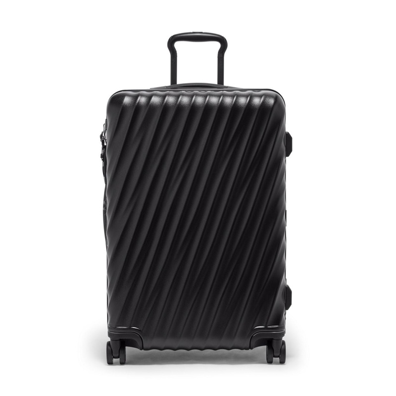 TUMI 19 Degree Short Trip Expandable 4 Wheeled Packing Case  -  Black Textured