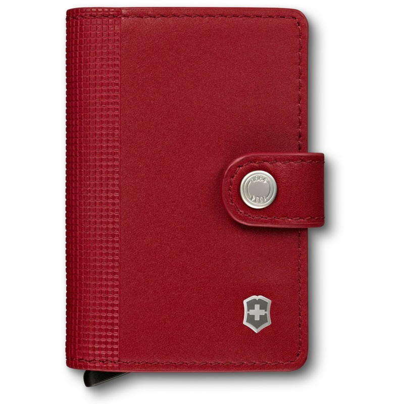 Victorinox Altius Secrid Leather Card Wallet - Red