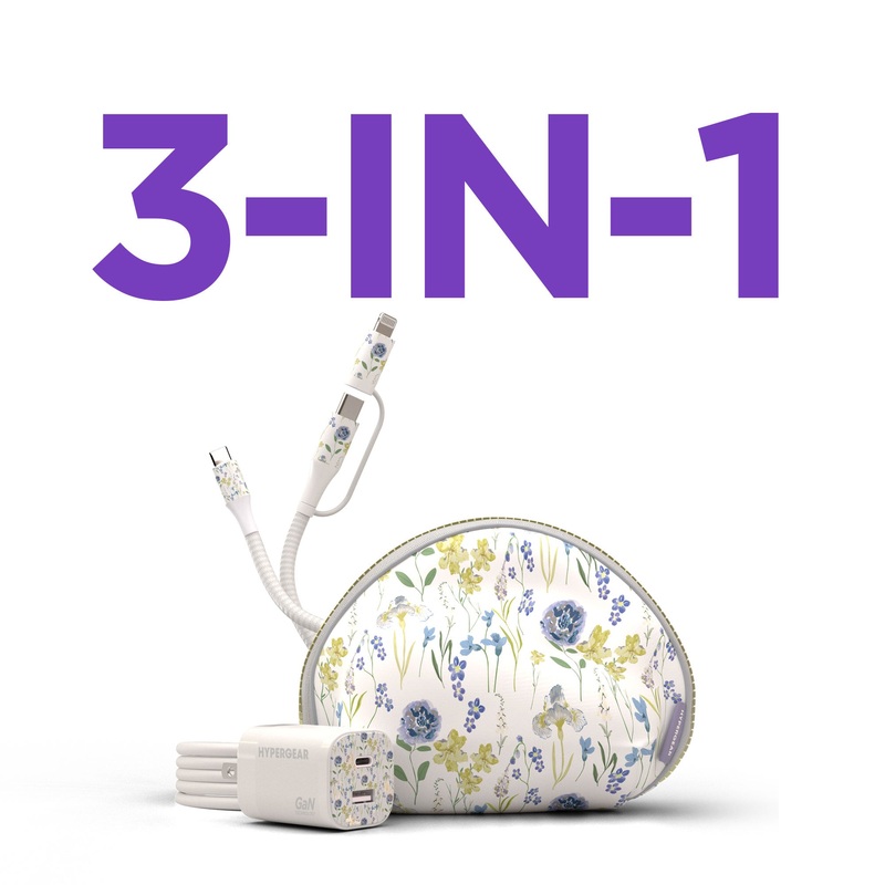 Hypergear Travel Accessory Pouch - Floral