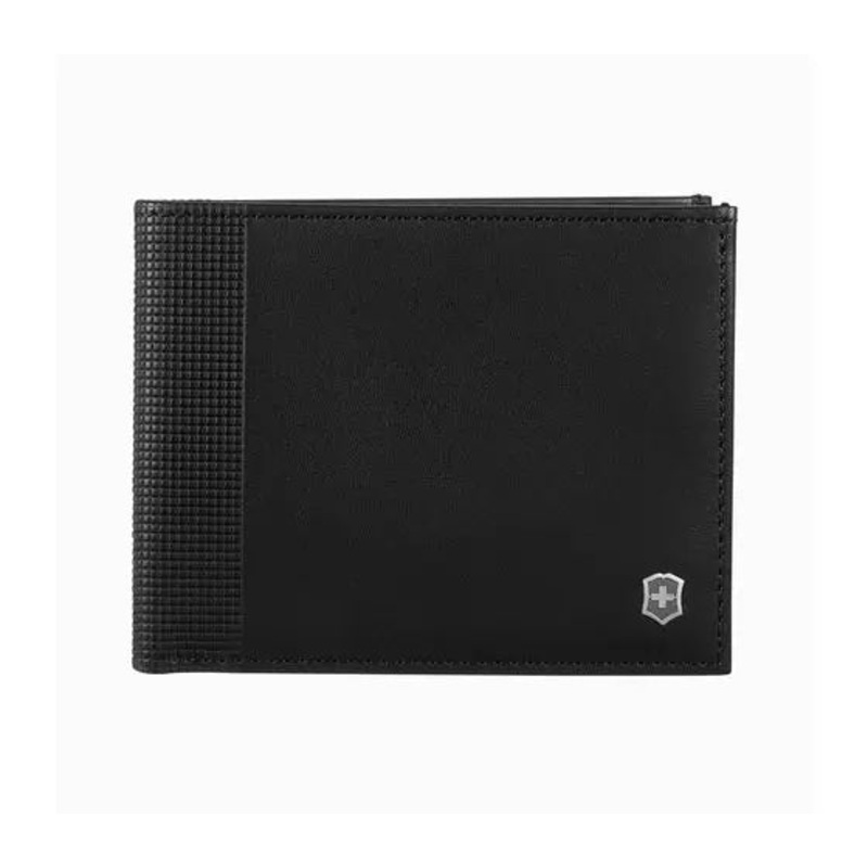 Victorinox Altius Alox Slim Bi-Fold Wallet - Black