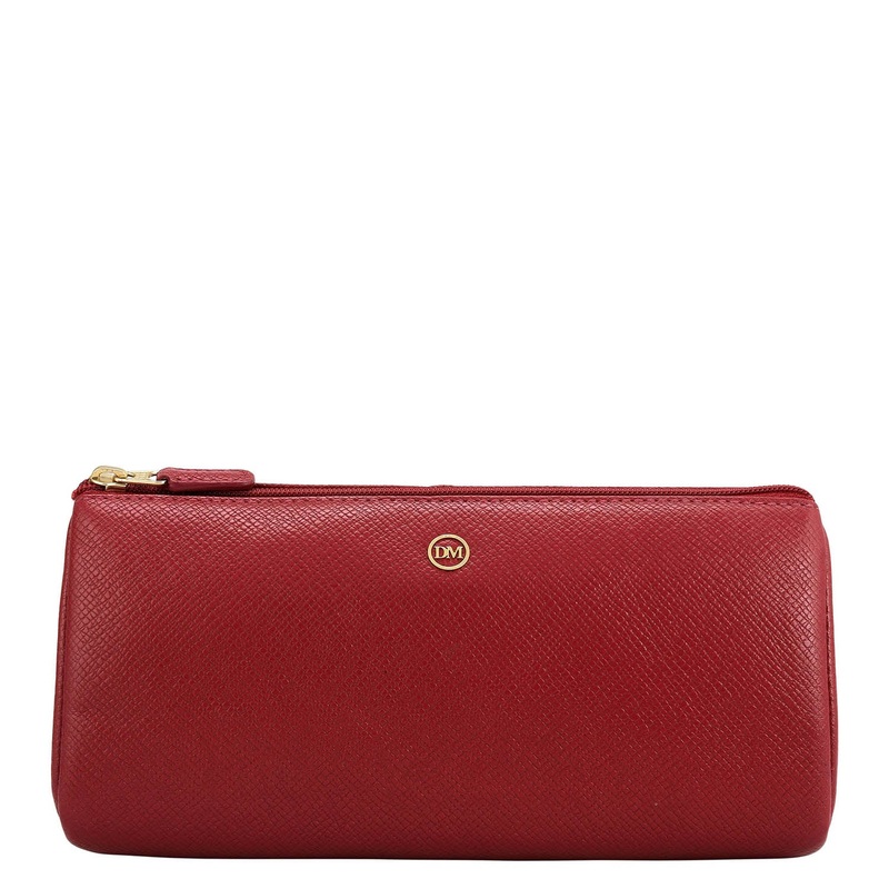 Franzy Leather Multi Pouch - Plumberry