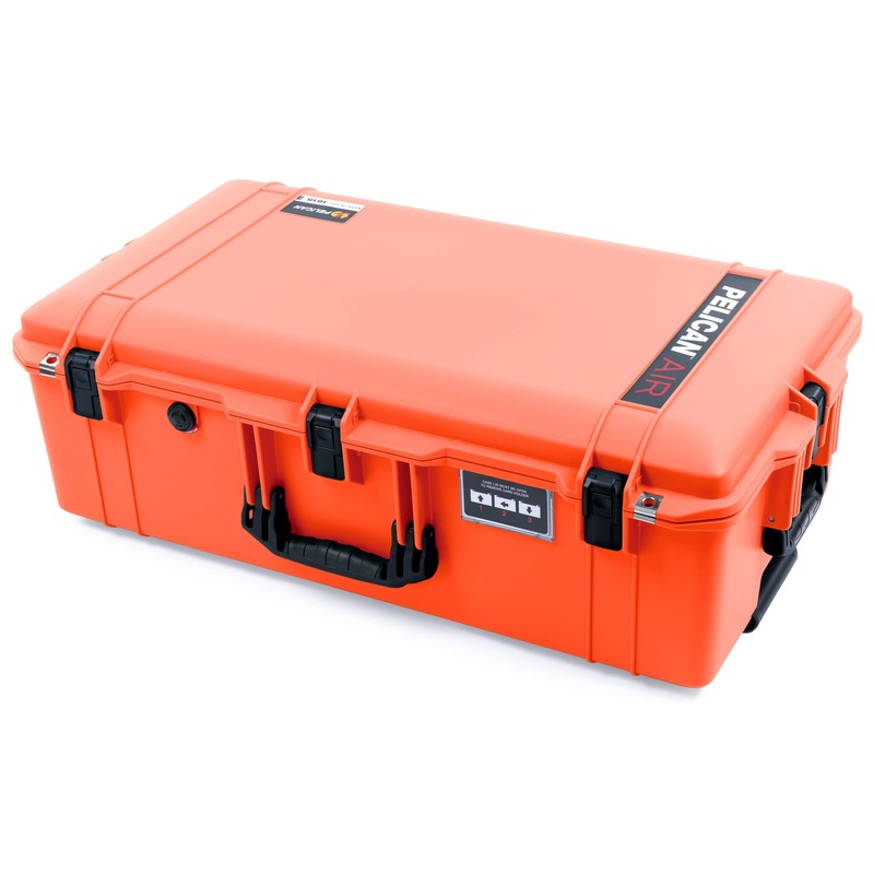 Pelican 1615 Air Case, Orange with Black Handles & Latches
