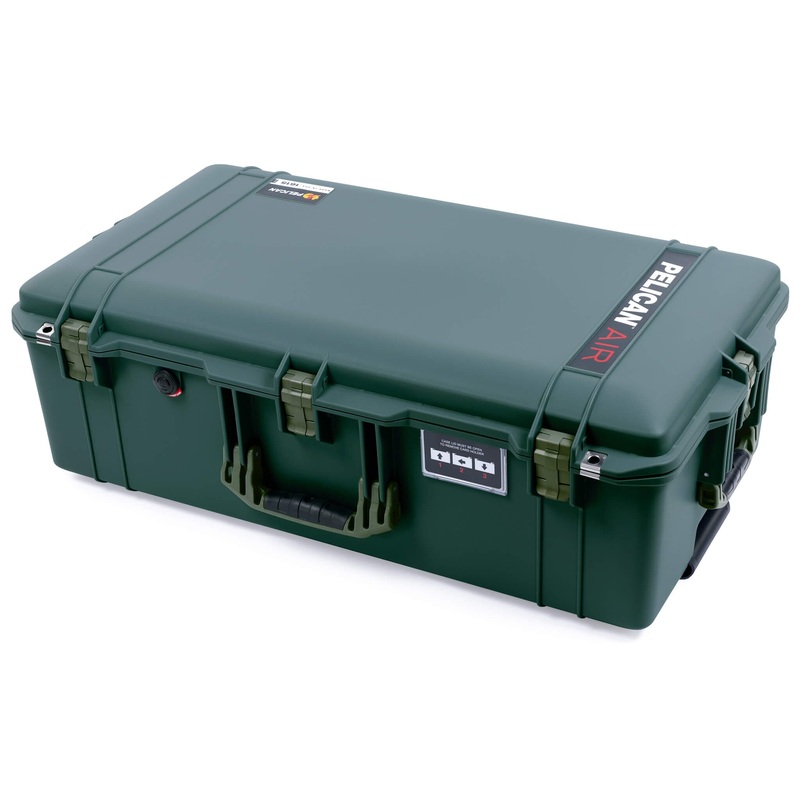 Pelican 1615 Air Case, Trekking Green with OD Green Handles & Latches