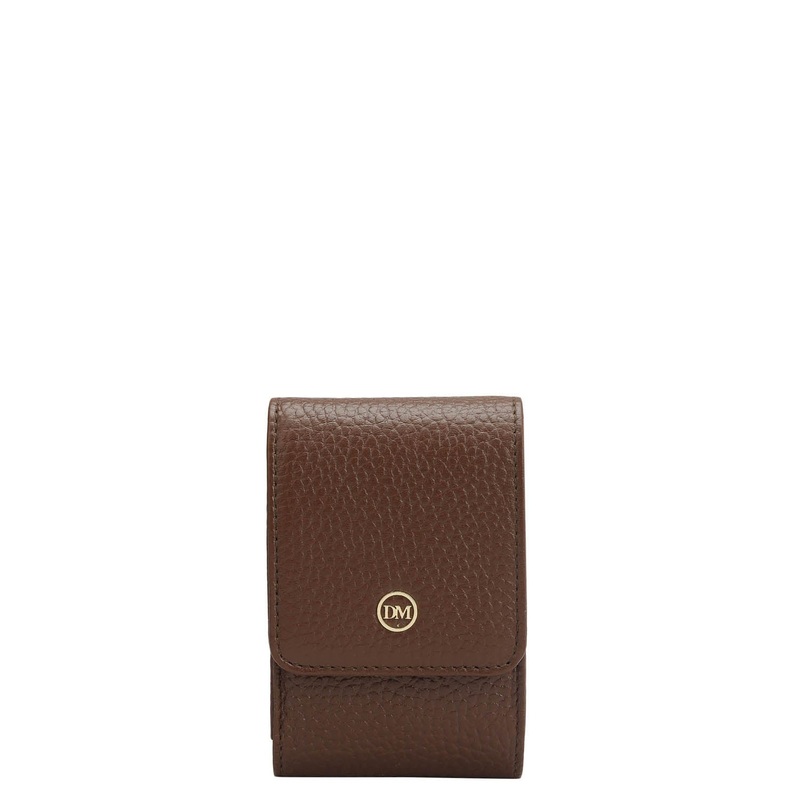 Wax Leather Cigarette Case - Espresso