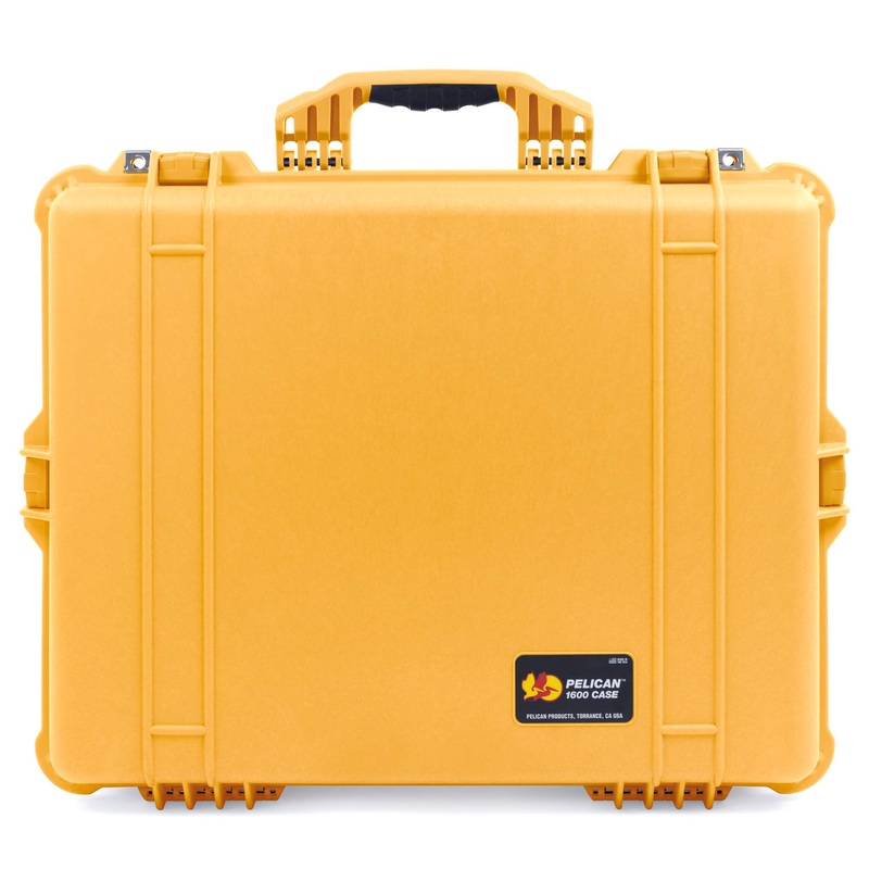 Pelican 1600 Case, Yellow