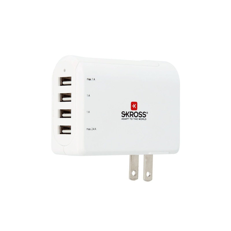 SKROSS US USB Charger  4-Port