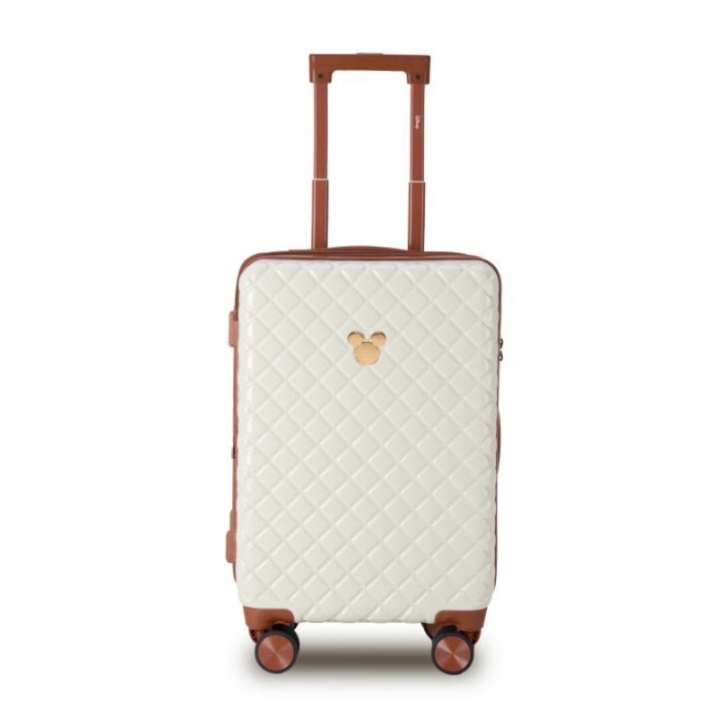 Disney - Mickey Mouse DIS323 54cm Small 4 Wheel spinner - Ivory/Tan
