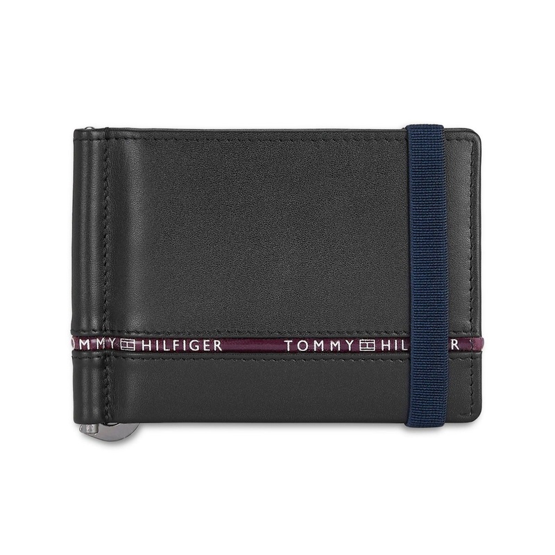 Tommy Hilfiger Larvik Men's Leather Moneyclip Wallet