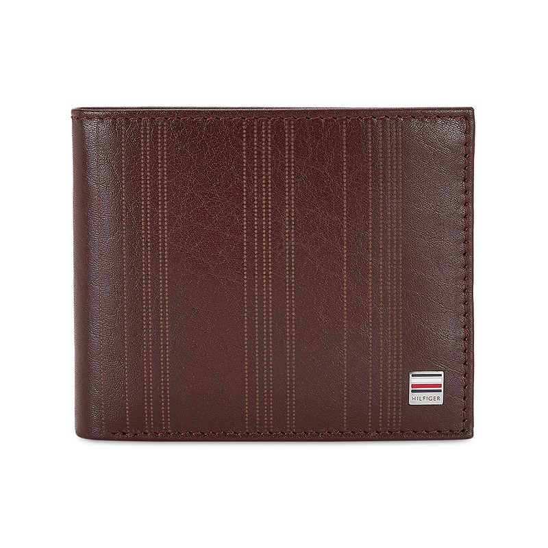 Tommy Hilfiger Lukas Men's Leather Global Coin Wallet Brown