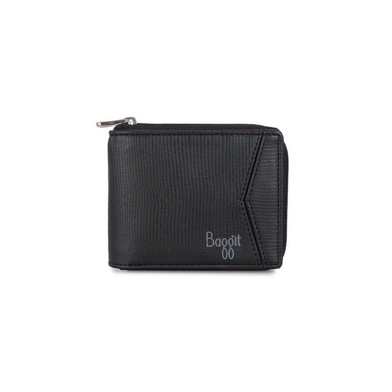 Berlin Black Small Ziparound Wallet