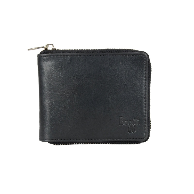 Builder Black Small Ziparound Wallets