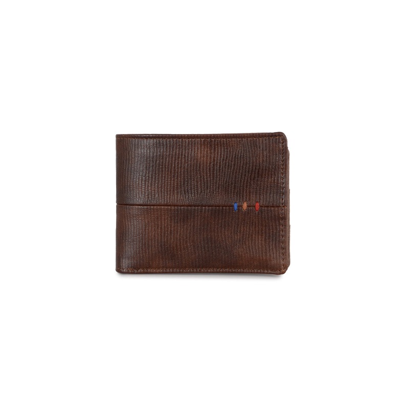 Cents Brown Small Two Fold Wallet