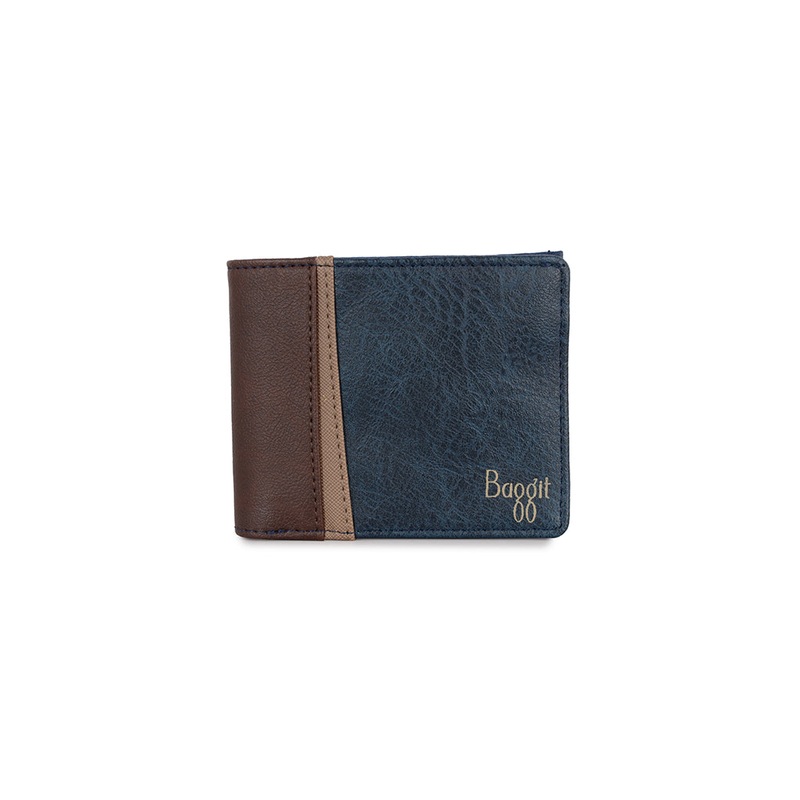 Culture Blue Small Two Fold Wallet