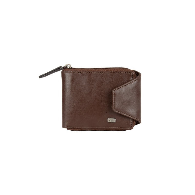 Glitter Baniyas Brown Small Ziparound Wallets