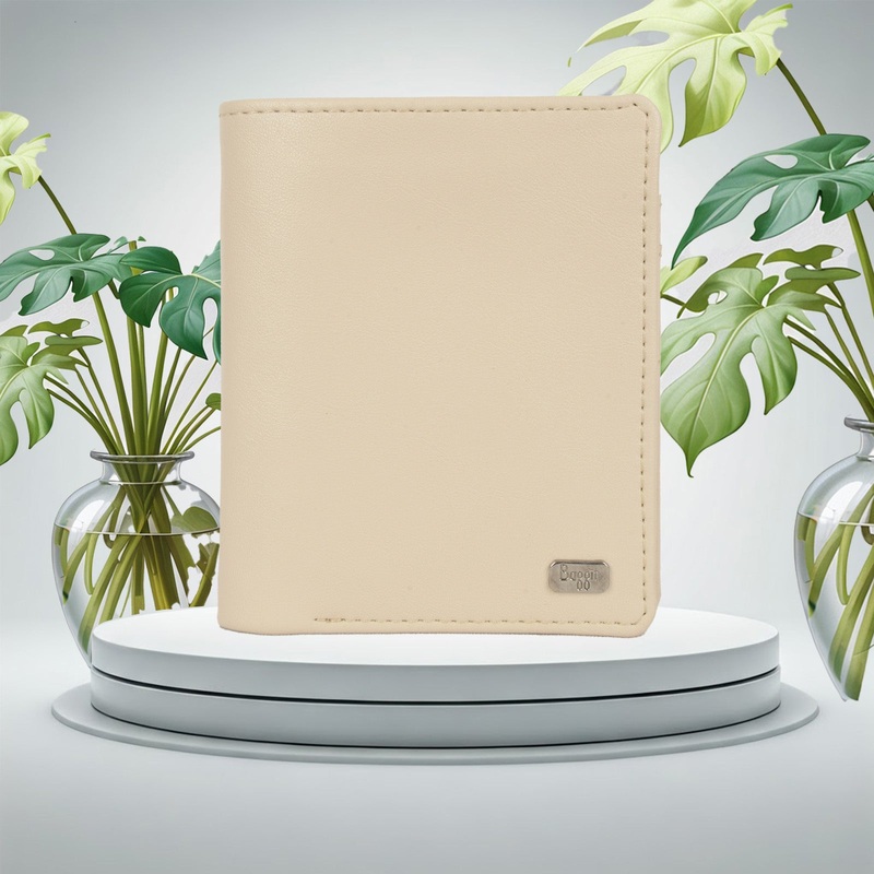 Gomes Baniyas Offwhite Small 2 Fold Wallets
