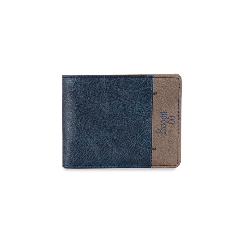 Harley Blue Small Two Fold Wallet