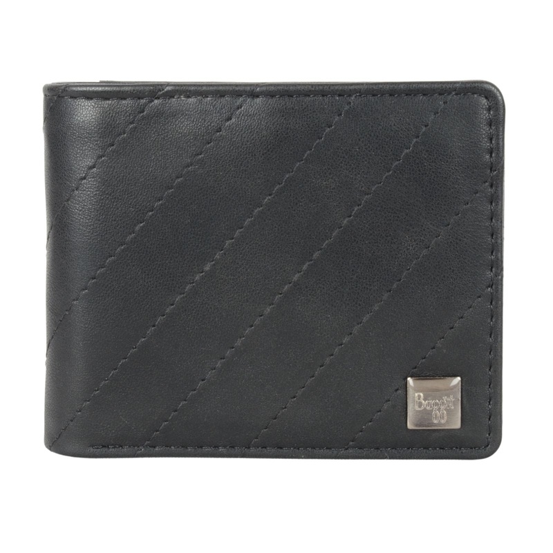 Shark Baniyas Black Small 2 Fold Wallets