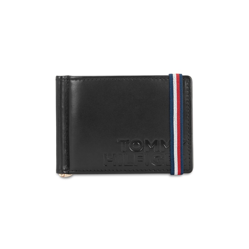 Tommy Hilfiger Molde Men's Leather Moneyclip Wallet