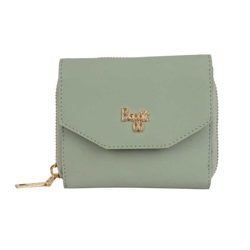 Vedax T Green Small Three Fold Wallet