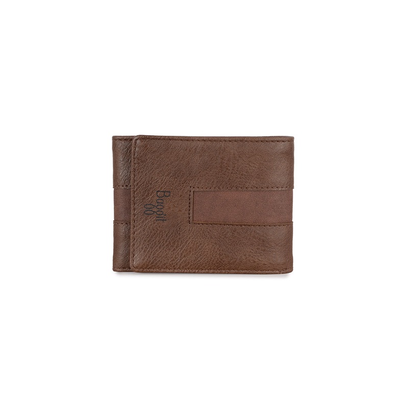 Wisdom Brown Small Three Fold Wallet