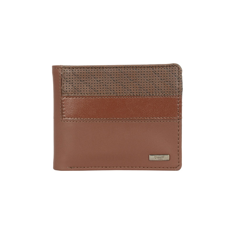 Brain Brown Small Two Fold Wallet