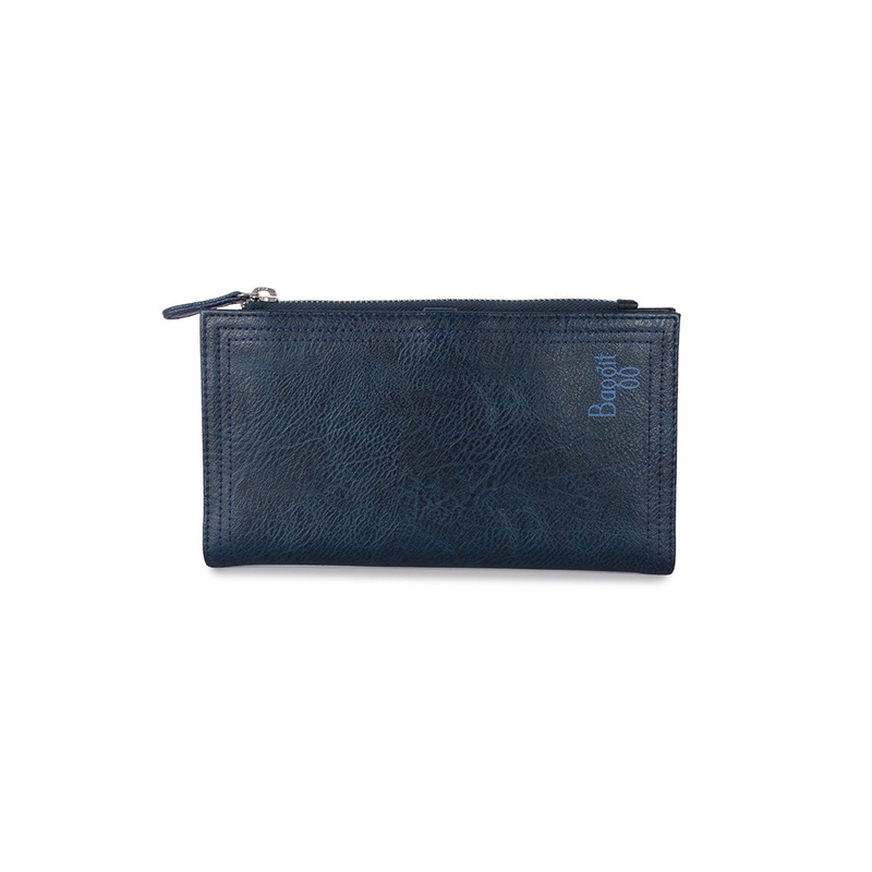 Bumper Blue Oversize Two Fold Wallet
