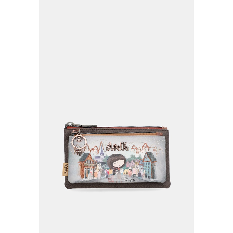 Coin purse wallet with hand strap Voice