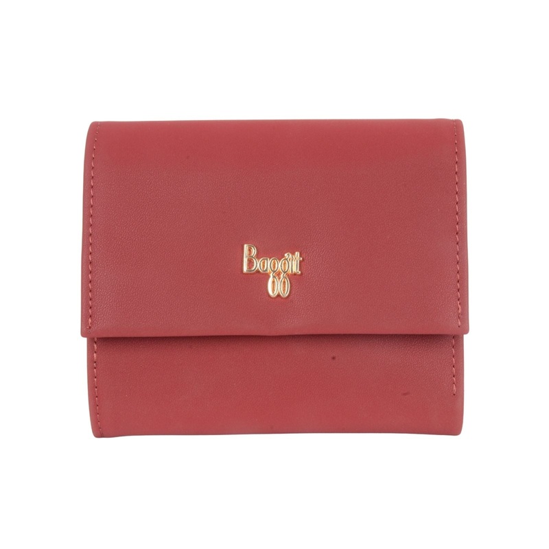Coko Red Small Three Fold Wallet