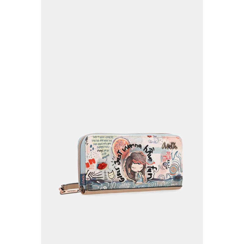 Fun & Music zippered wallet