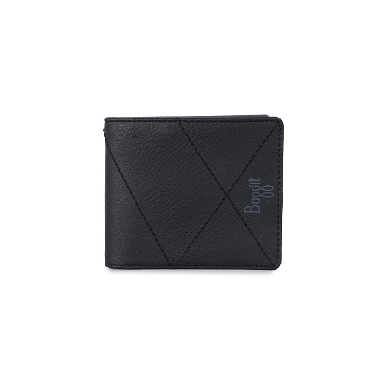 Governer Black Small Two Fold Wallet