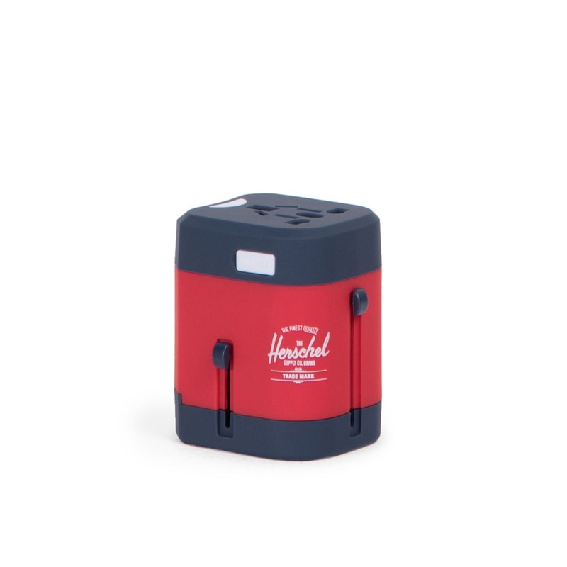 Herschel Supply Co. Travel Adapter - Navy/Red