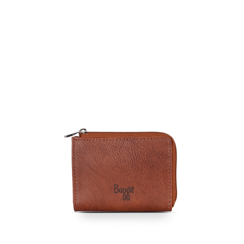 Music Tan Small Ziparound Wallet