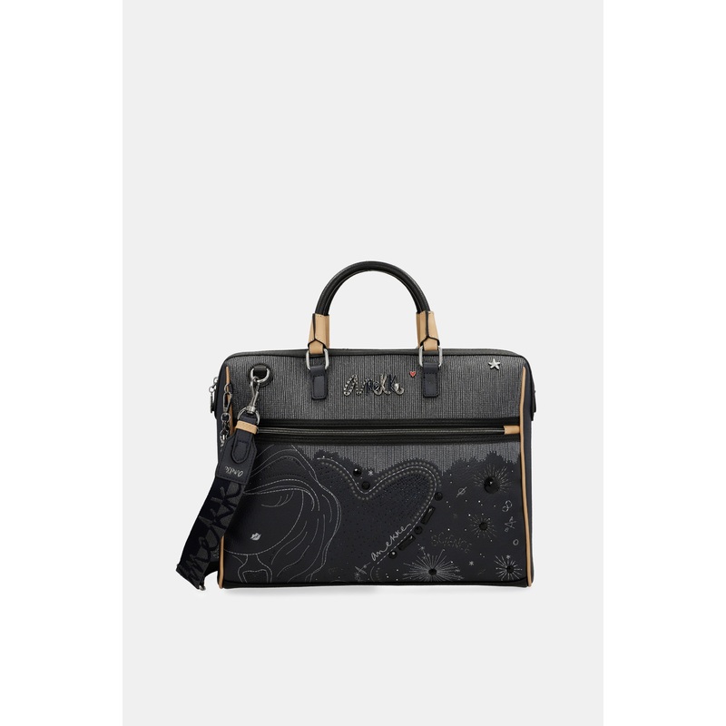 Studio navy blue briefcase