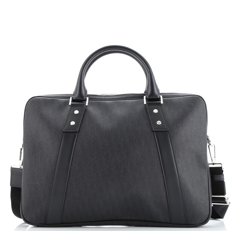 Homme Convertible Zip Slim Briefcase Leather Large