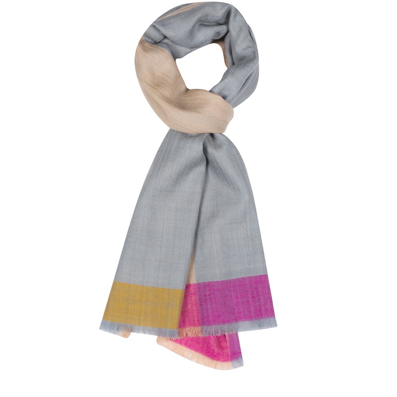 'Hue' Cashmere & Merino Wool Neckerchief