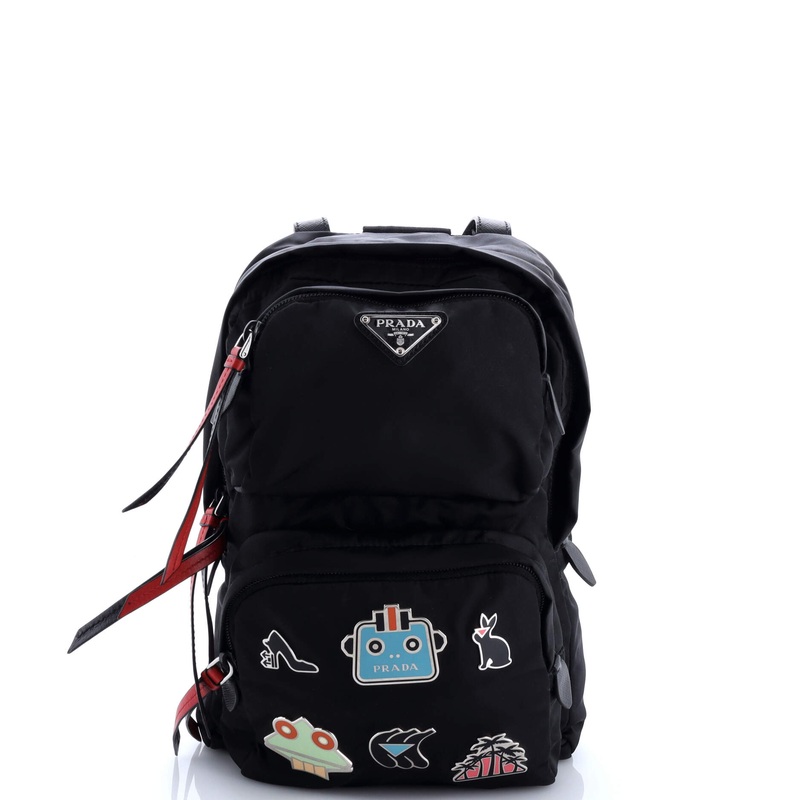 Robot Fluo Sling Backpack Embellished Tessuto