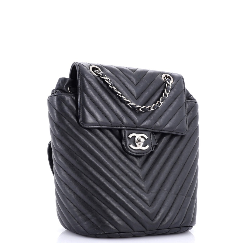 Urban Spirit Backpack Chevron Leather Small