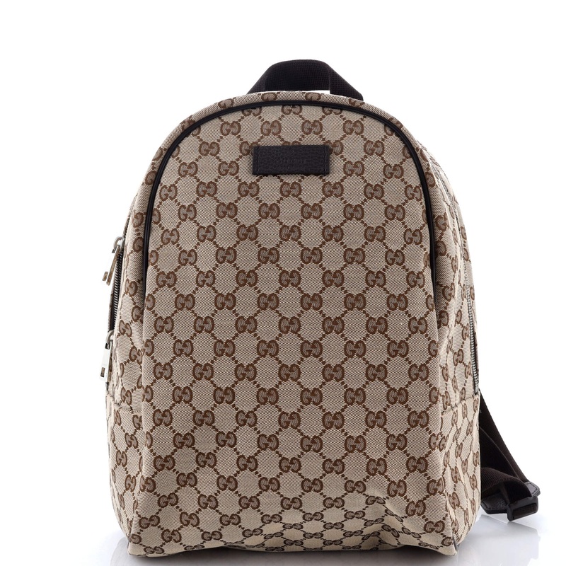 Zip Around Travel Backpack GG Canvas