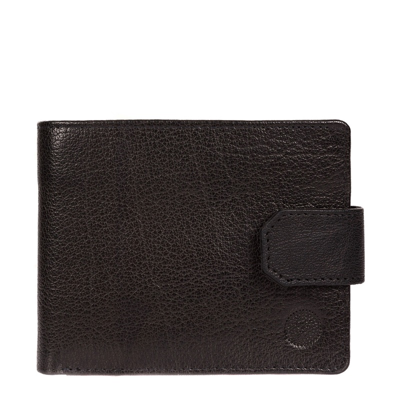 'Beckett' Black Fine Leather Wallet