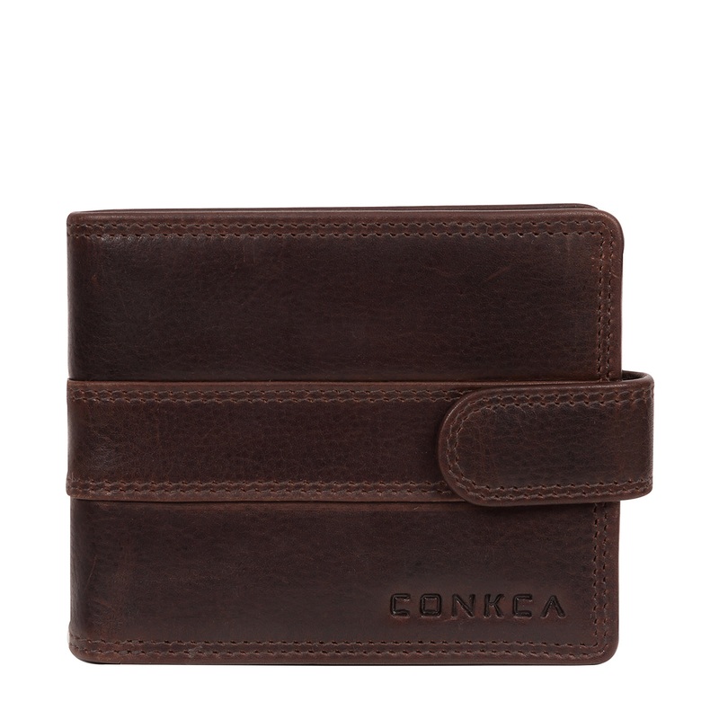 'Brigadier' Brown Leather Bi-Fold Wallet