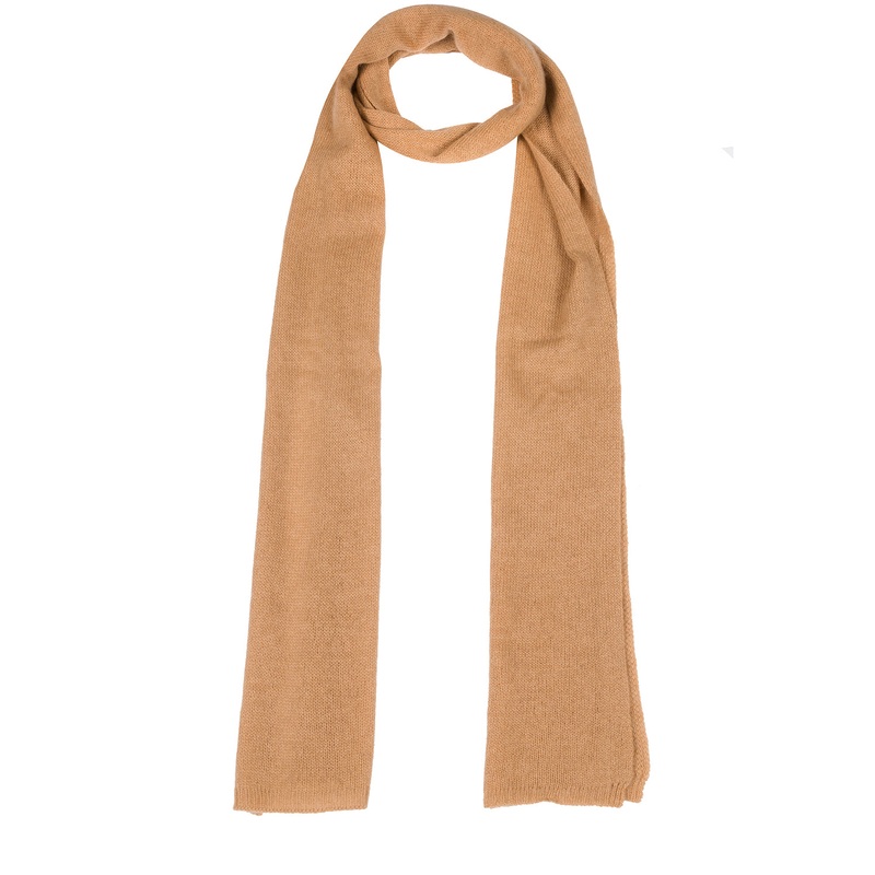 'Bristol' Caramel Merino Wool Scarf