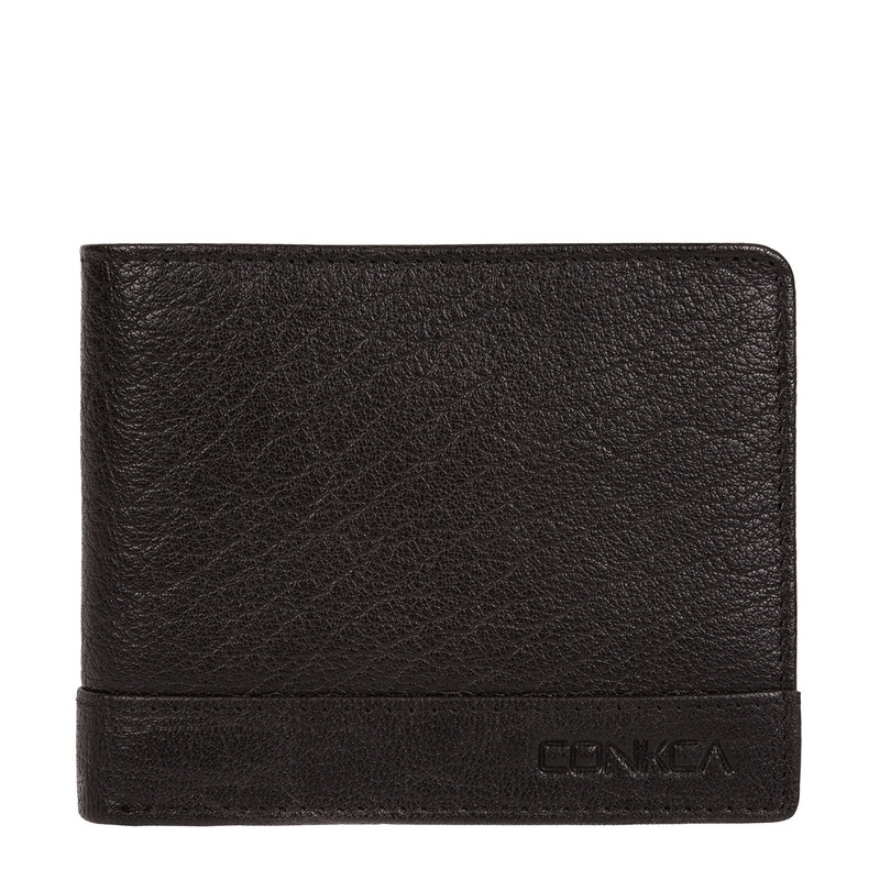 'Carter' Black Leather RFID Wallet