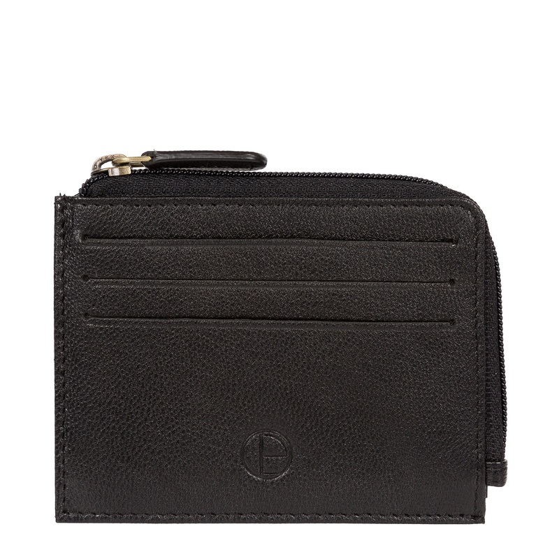 'Cromer' Black Leather Card Holder