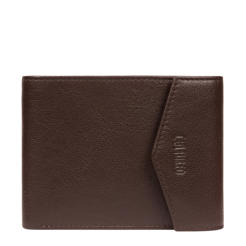 'Doyle' Brown Leather Bi-Fold Wallet