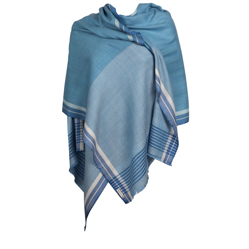 'Earth' Cashmere & Merino Wool Shawl Wrap