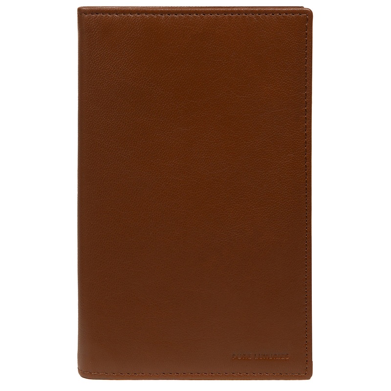 'George' Tan Leather Card Holder