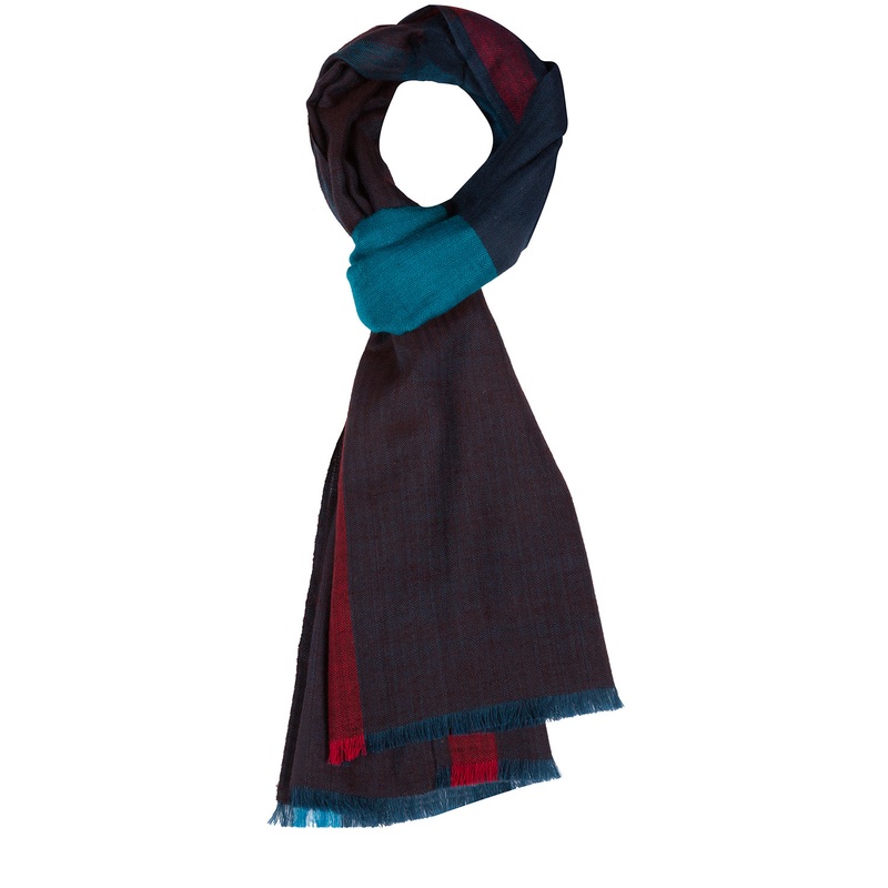 'Gradient' Cashmere & Merino Wool Neckerchief