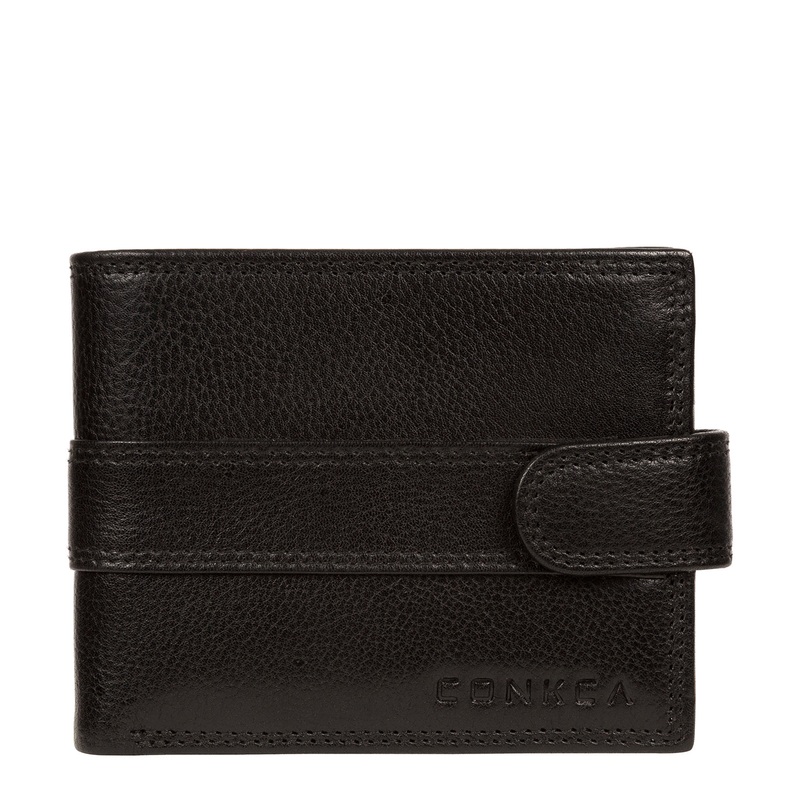'Hardy' Black Leather Wallet